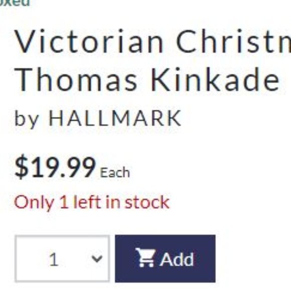 Thomas Kinkade by Hallmark Ornament Victorian Christmas #2-1998 - Boxed - Picture 7 of 7